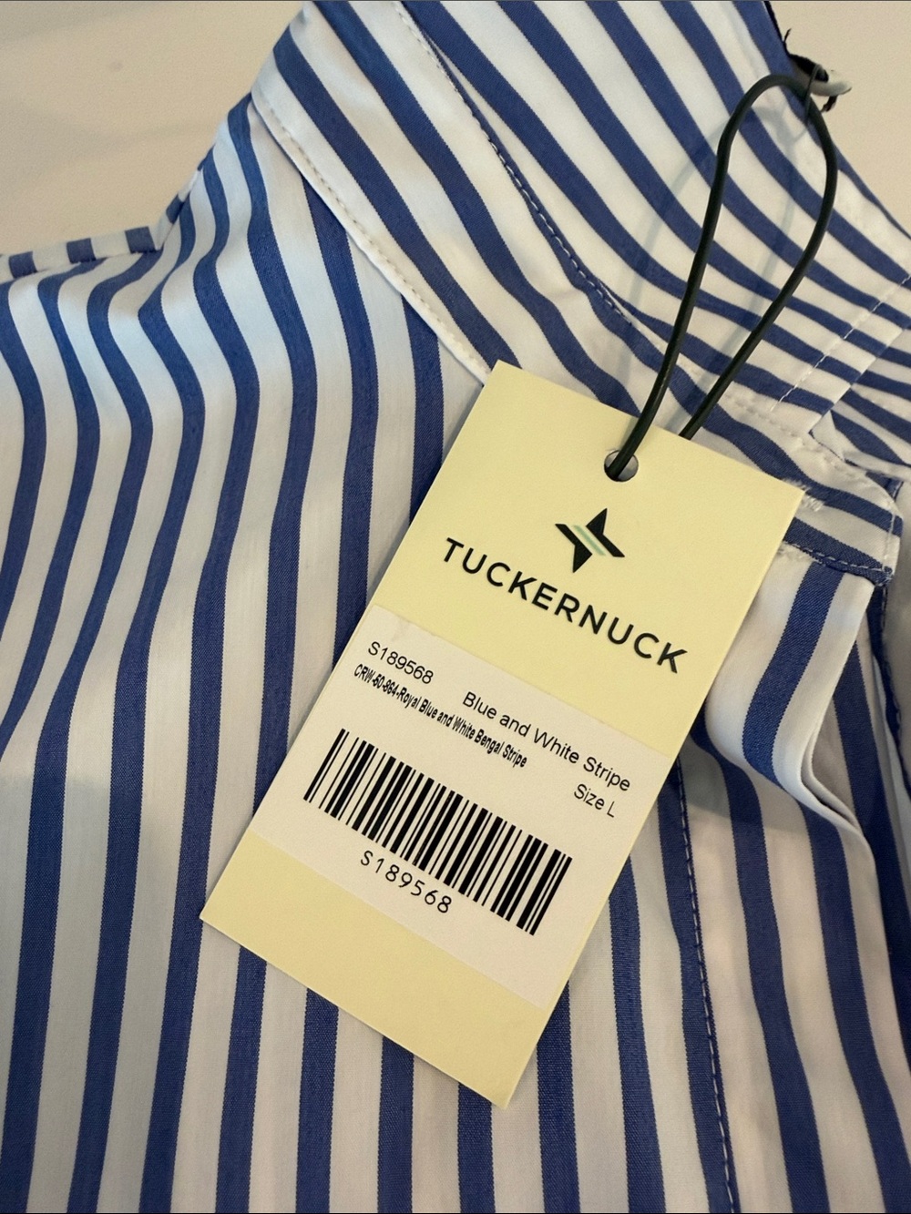 Tuckernuck Royal Blue & White Stripe Maxi Dress - Picture 9 of 10